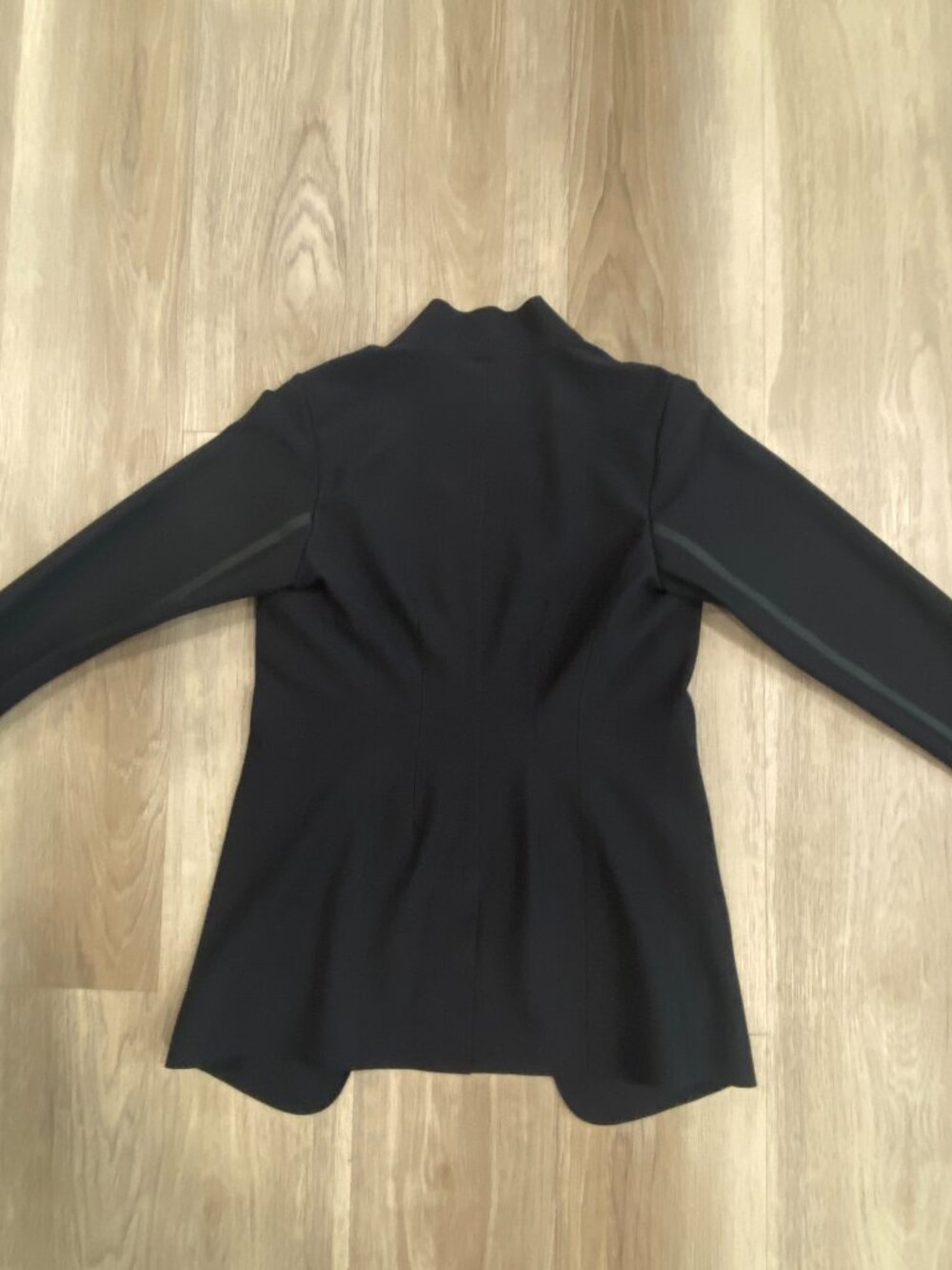 Athleta Cosmic Blazer Black XSP Petite Stretch Travel Work Athleisure Jacket - Picture 3 of 11